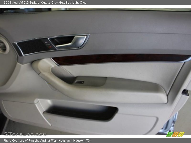 Quartz Grey Metallic / Light Grey 2008 Audi A6 3.2 Sedan