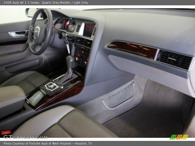 Quartz Grey Metallic / Light Grey 2008 Audi A6 3.2 Sedan