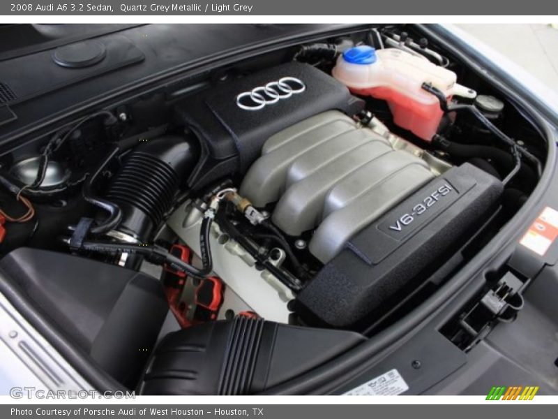 Quartz Grey Metallic / Light Grey 2008 Audi A6 3.2 Sedan
