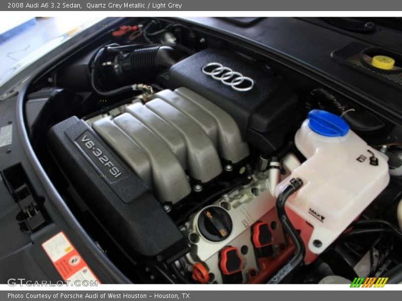 Quartz Grey Metallic / Light Grey 2008 Audi A6 3.2 Sedan