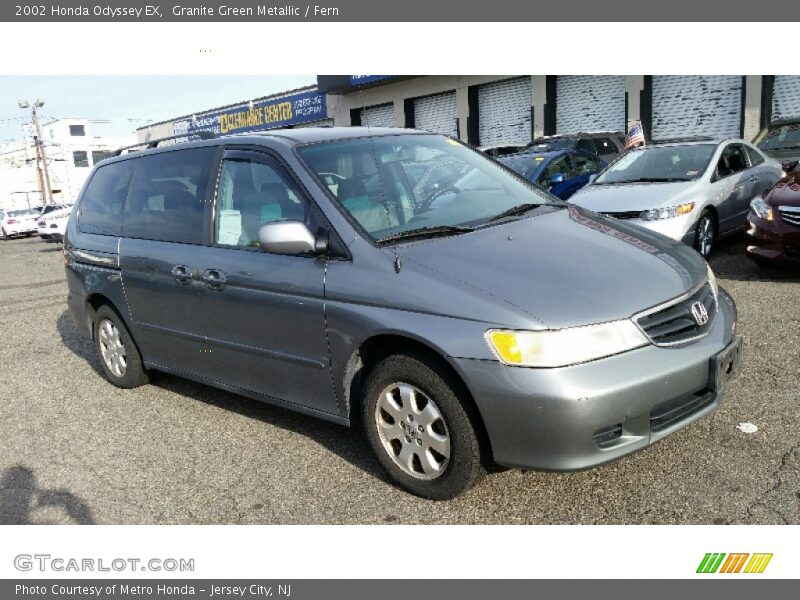 Granite Green Metallic / Fern 2002 Honda Odyssey EX