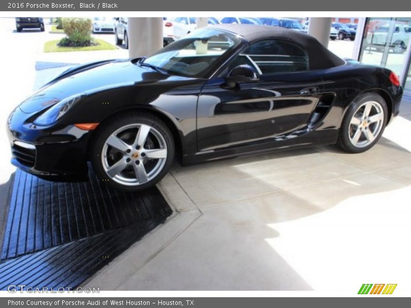 Black / Black 2016 Porsche Boxster