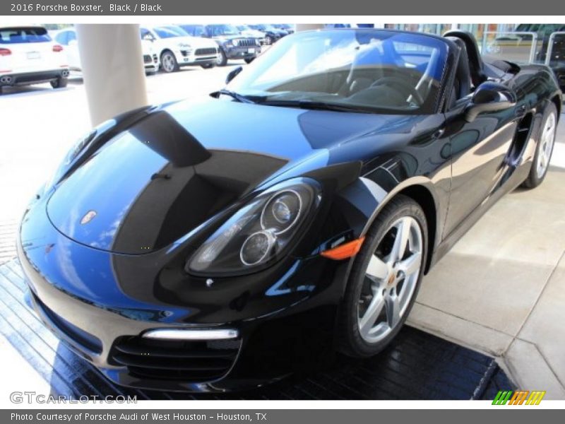 Black / Black 2016 Porsche Boxster