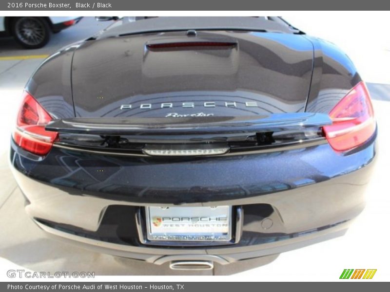 Black / Black 2016 Porsche Boxster