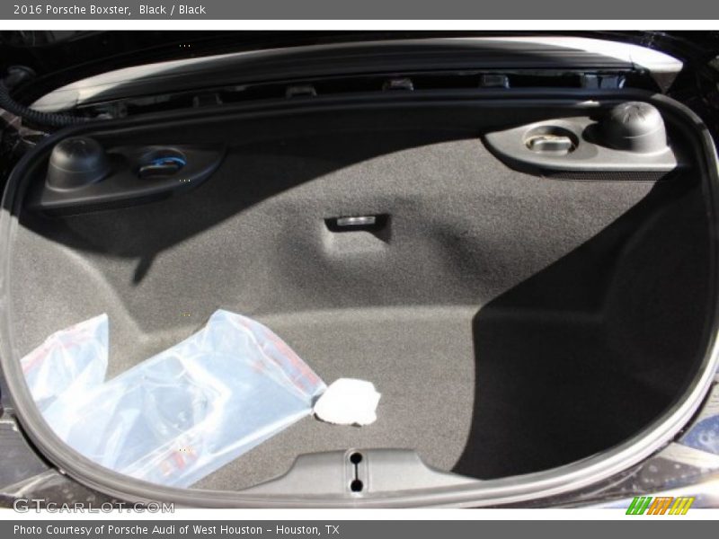 2016 Boxster  Trunk