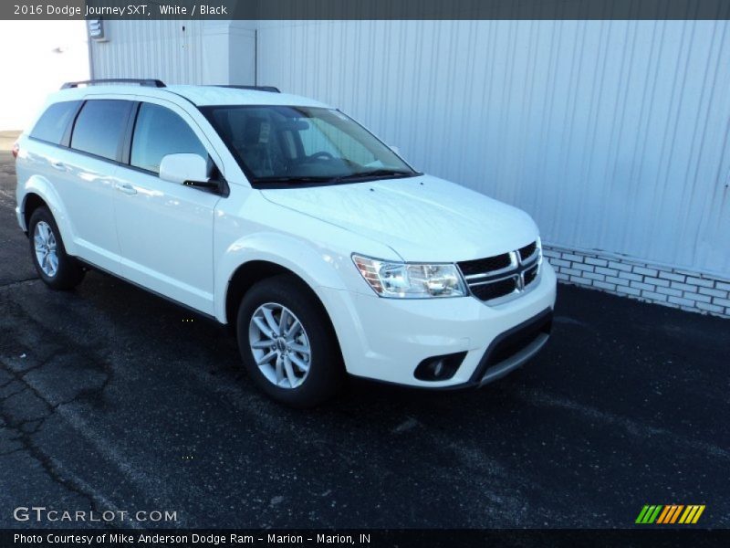 White / Black 2016 Dodge Journey SXT