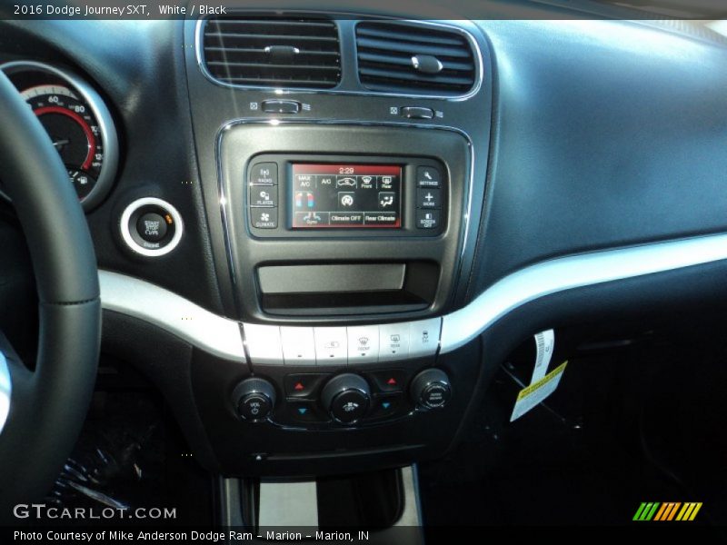 White / Black 2016 Dodge Journey SXT