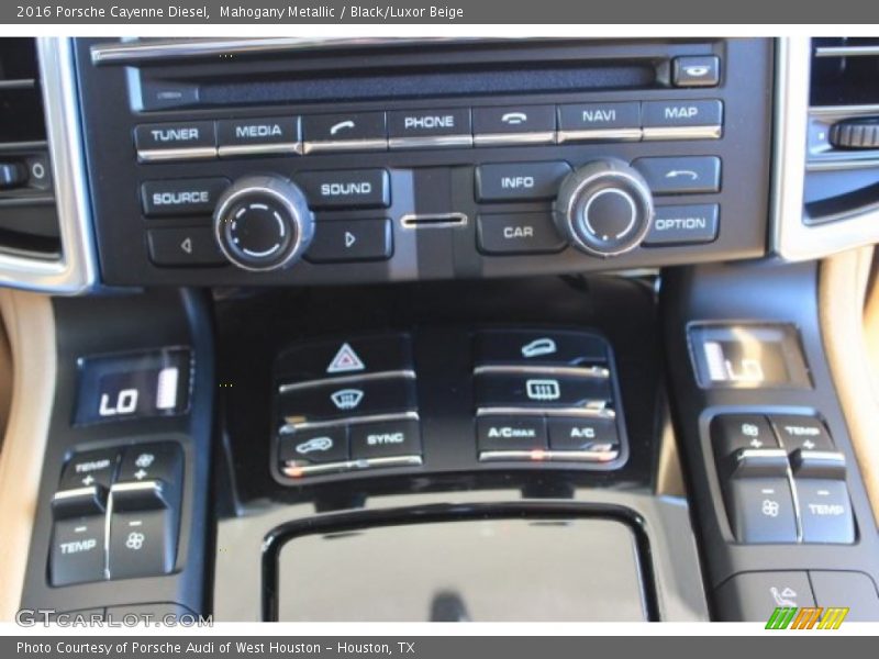 Controls of 2016 Cayenne Diesel