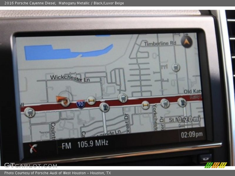 Navigation of 2016 Cayenne Diesel