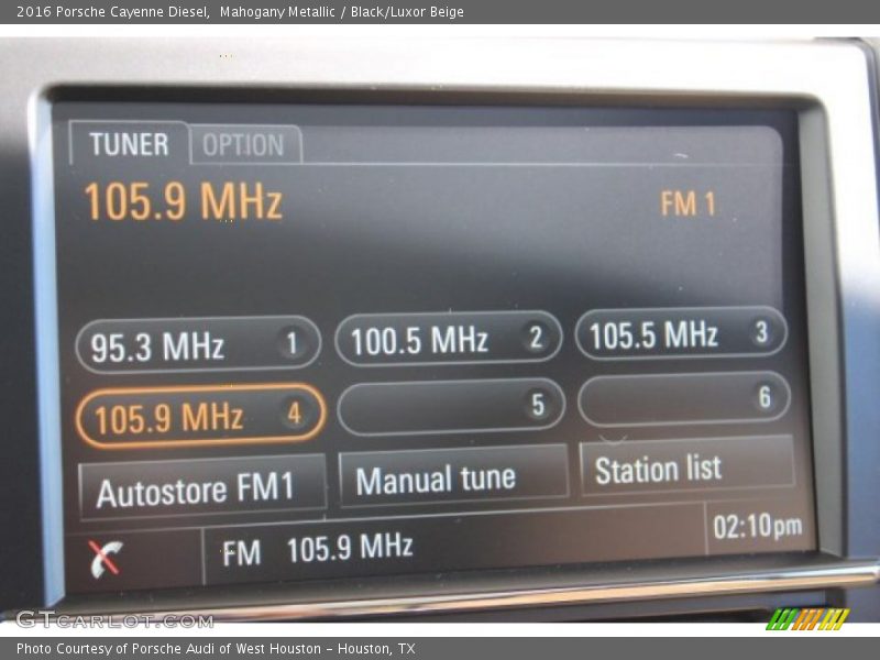 Mahogany Metallic / Black/Luxor Beige 2016 Porsche Cayenne Diesel