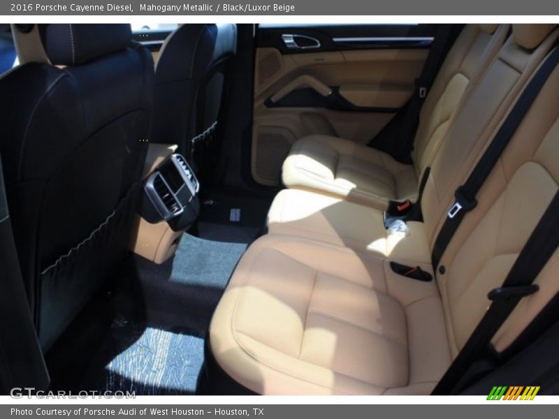 Rear Seat of 2016 Cayenne Diesel