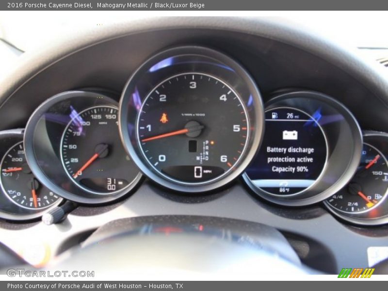  2016 Cayenne Diesel Diesel Gauges