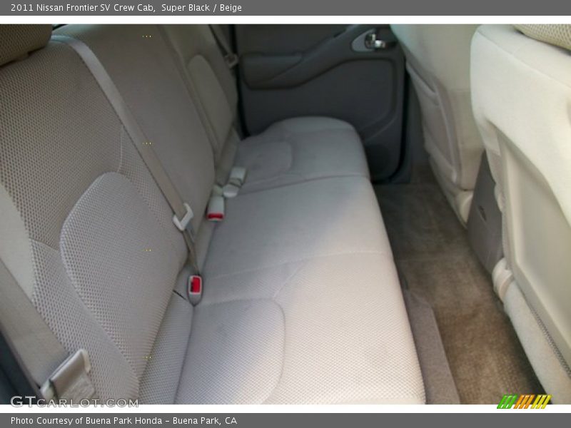 Super Black / Beige 2011 Nissan Frontier SV Crew Cab