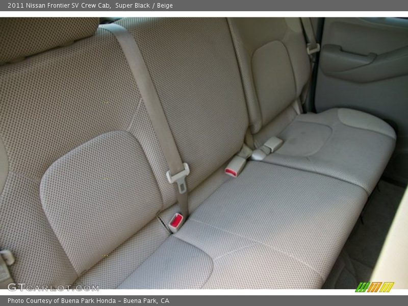 Super Black / Beige 2011 Nissan Frontier SV Crew Cab