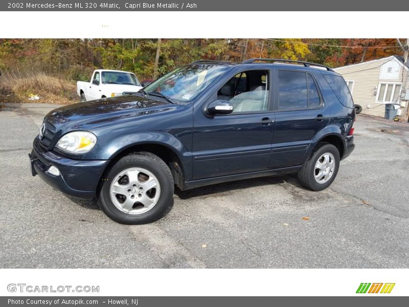 Capri Blue Metallic / Ash 2002 Mercedes-Benz ML 320 4Matic