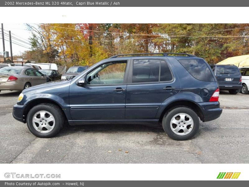Capri Blue Metallic / Ash 2002 Mercedes-Benz ML 320 4Matic
