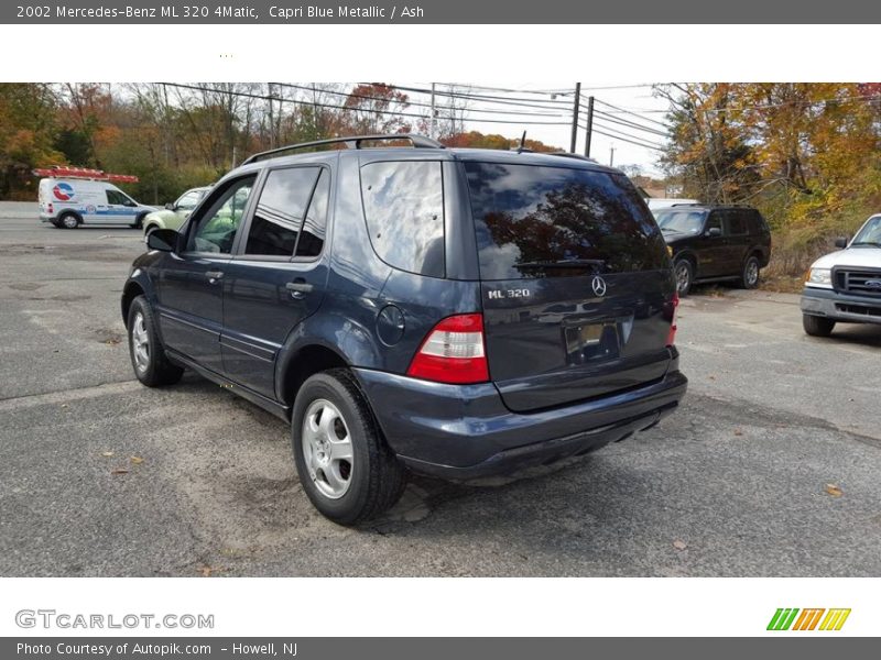 Capri Blue Metallic / Ash 2002 Mercedes-Benz ML 320 4Matic