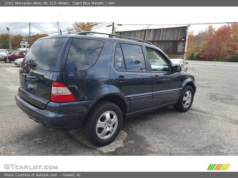 Capri Blue Metallic / Ash 2002 Mercedes-Benz ML 320 4Matic