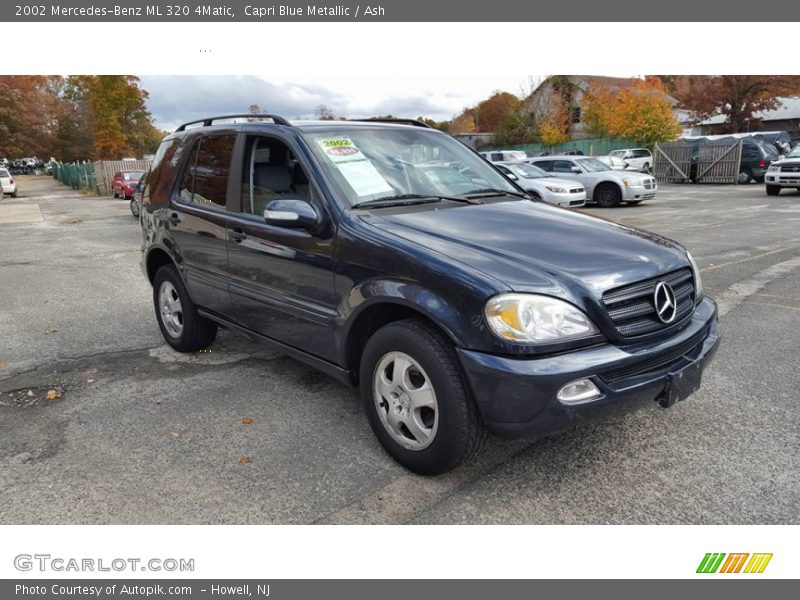 Capri Blue Metallic / Ash 2002 Mercedes-Benz ML 320 4Matic