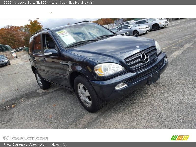 Capri Blue Metallic / Ash 2002 Mercedes-Benz ML 320 4Matic