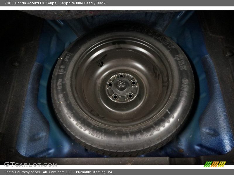 Sapphire Blue Pearl / Black 2003 Honda Accord EX Coupe
