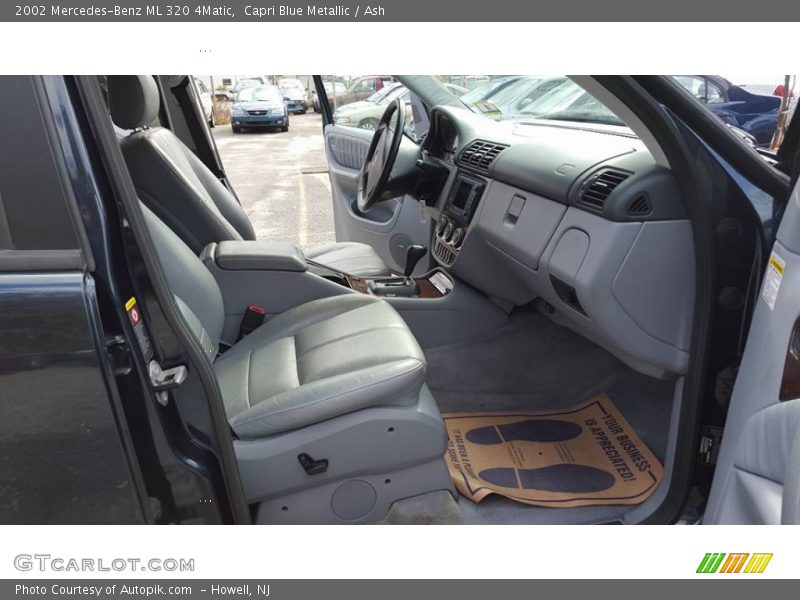 Capri Blue Metallic / Ash 2002 Mercedes-Benz ML 320 4Matic