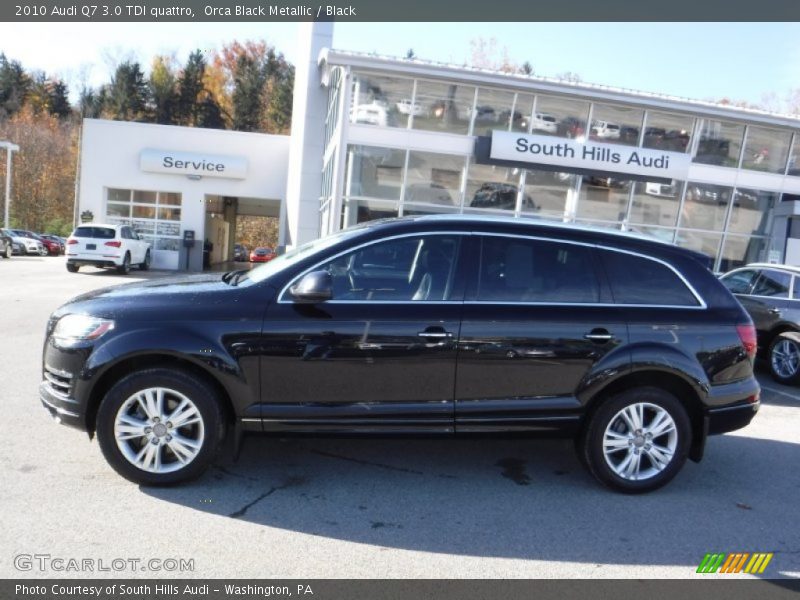 Orca Black Metallic / Black 2010 Audi Q7 3.0 TDI quattro
