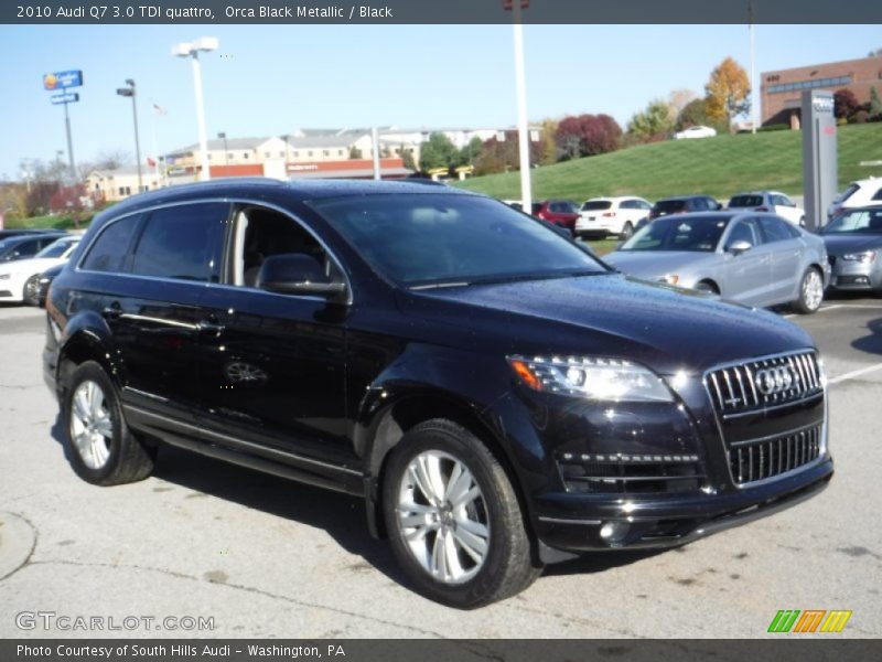 Orca Black Metallic / Black 2010 Audi Q7 3.0 TDI quattro