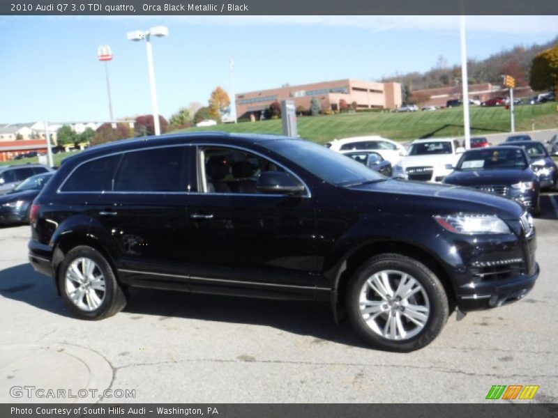 Orca Black Metallic / Black 2010 Audi Q7 3.0 TDI quattro