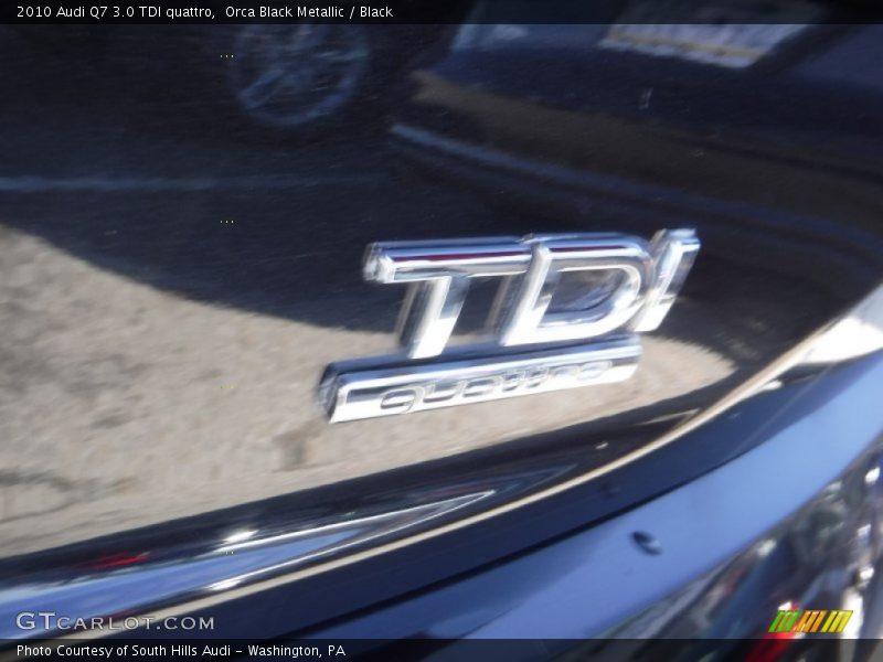 Orca Black Metallic / Black 2010 Audi Q7 3.0 TDI quattro