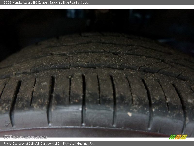 Sapphire Blue Pearl / Black 2003 Honda Accord EX Coupe