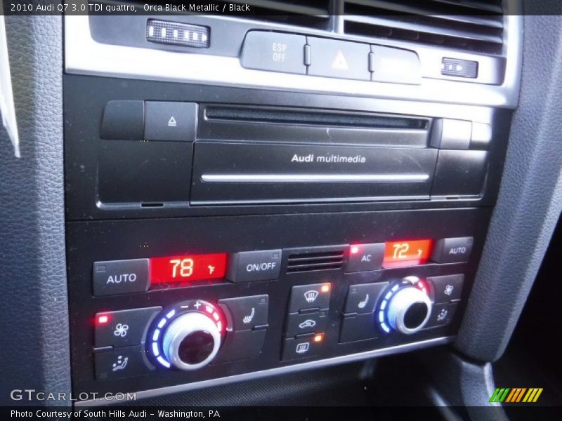 Orca Black Metallic / Black 2010 Audi Q7 3.0 TDI quattro