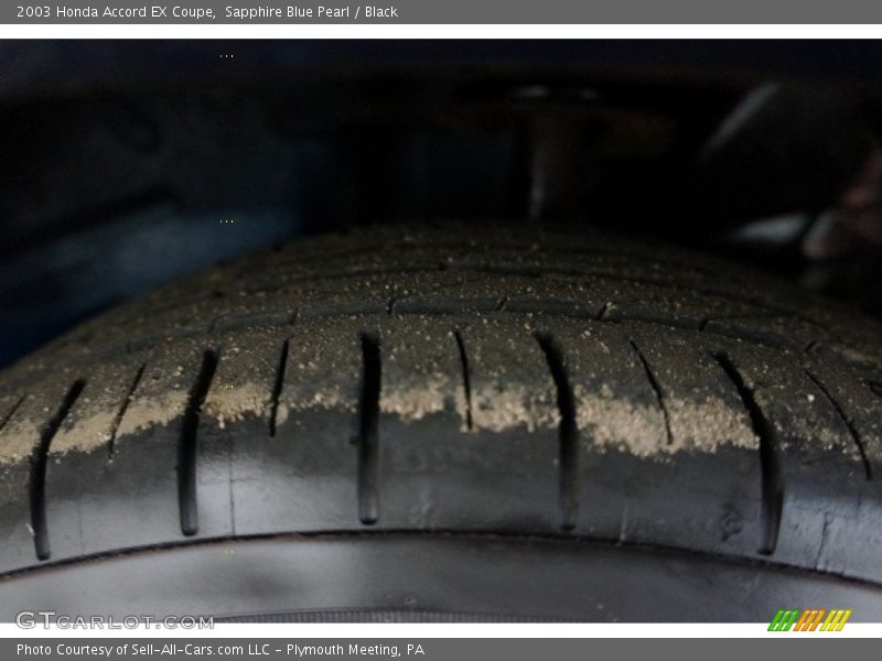 Sapphire Blue Pearl / Black 2003 Honda Accord EX Coupe