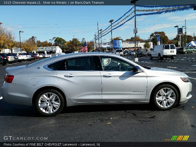 Silver Ice Metallic / Jet Black/Dark Titanium 2015 Chevrolet Impala LS