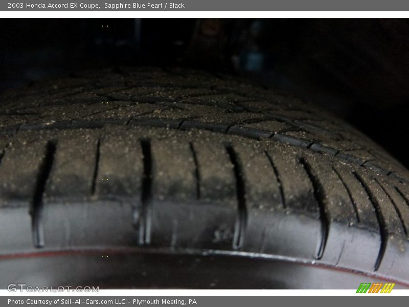 Sapphire Blue Pearl / Black 2003 Honda Accord EX Coupe