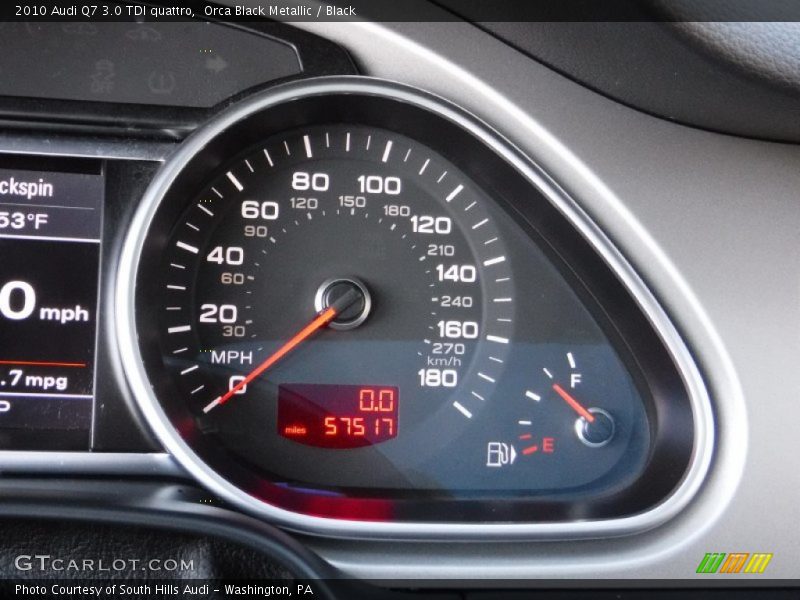Orca Black Metallic / Black 2010 Audi Q7 3.0 TDI quattro