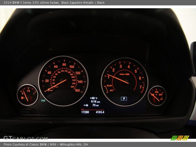 Black Sapphire Metallic / Black 2014 BMW 3 Series 335i xDrive Sedan