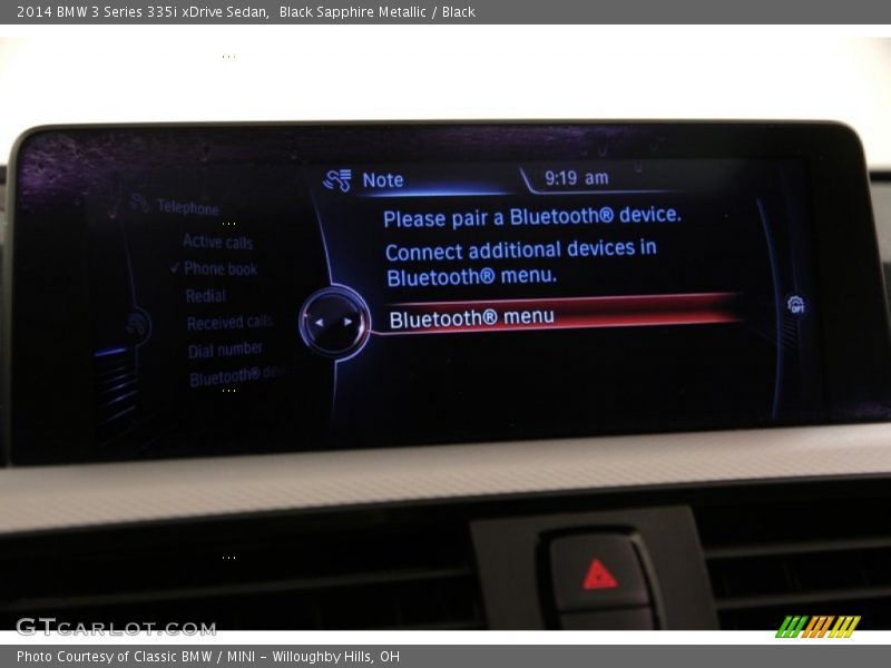 Black Sapphire Metallic / Black 2014 BMW 3 Series 335i xDrive Sedan