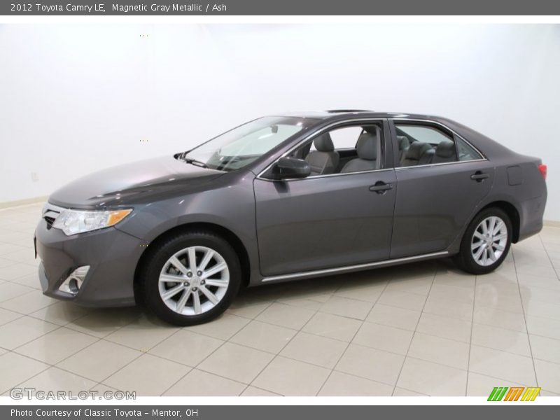 Magnetic Gray Metallic / Ash 2012 Toyota Camry LE