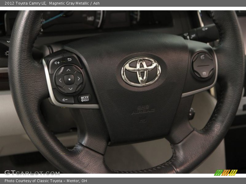 Magnetic Gray Metallic / Ash 2012 Toyota Camry LE
