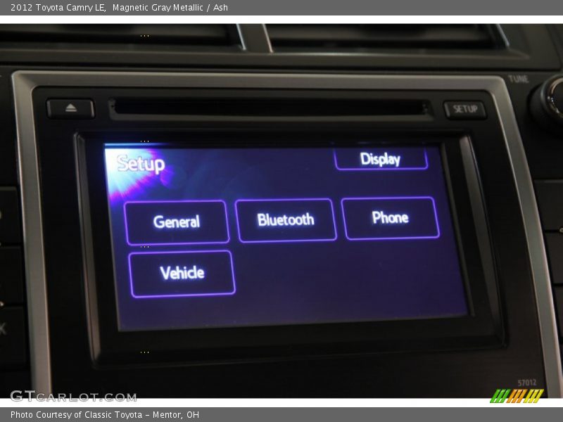 Magnetic Gray Metallic / Ash 2012 Toyota Camry LE