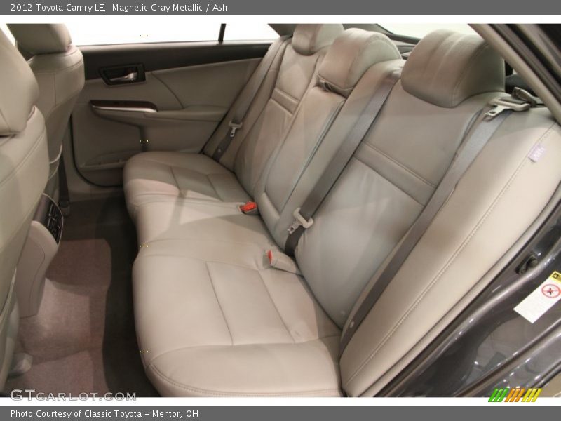 Magnetic Gray Metallic / Ash 2012 Toyota Camry LE