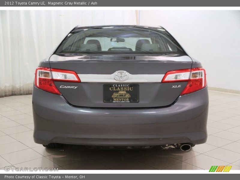 Magnetic Gray Metallic / Ash 2012 Toyota Camry LE
