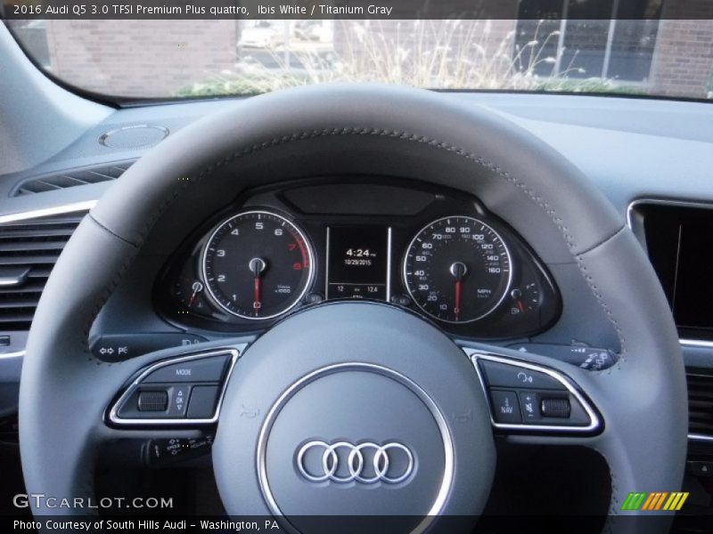 Ibis White / Titanium Gray 2016 Audi Q5 3.0 TFSI Premium Plus quattro