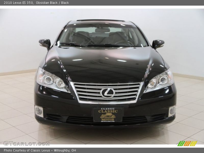 Obsidian Black / Black 2010 Lexus ES 350