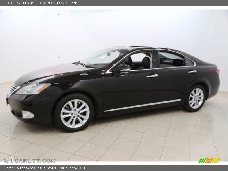 Obsidian Black / Black 2010 Lexus ES 350