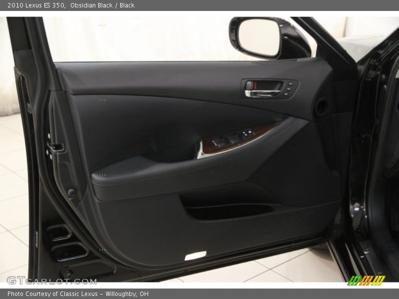 Obsidian Black / Black 2010 Lexus ES 350