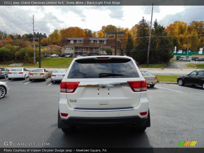 Stone White / Black/Light Frost Beige 2011 Jeep Grand Cherokee Limited 4x4