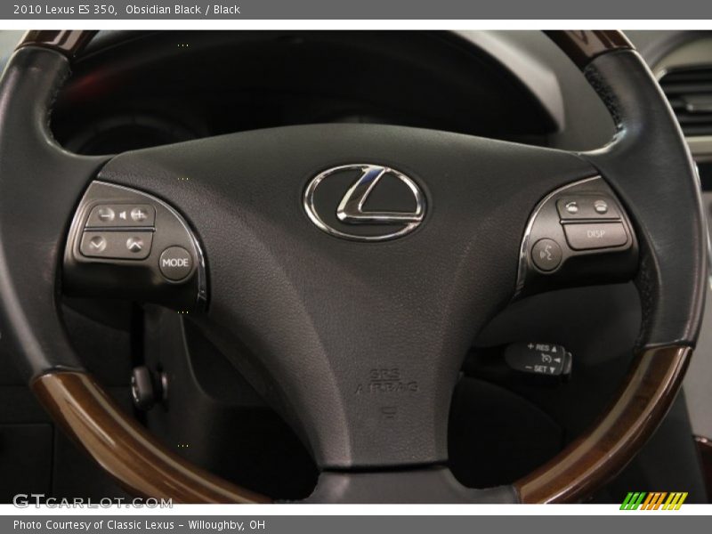 Obsidian Black / Black 2010 Lexus ES 350