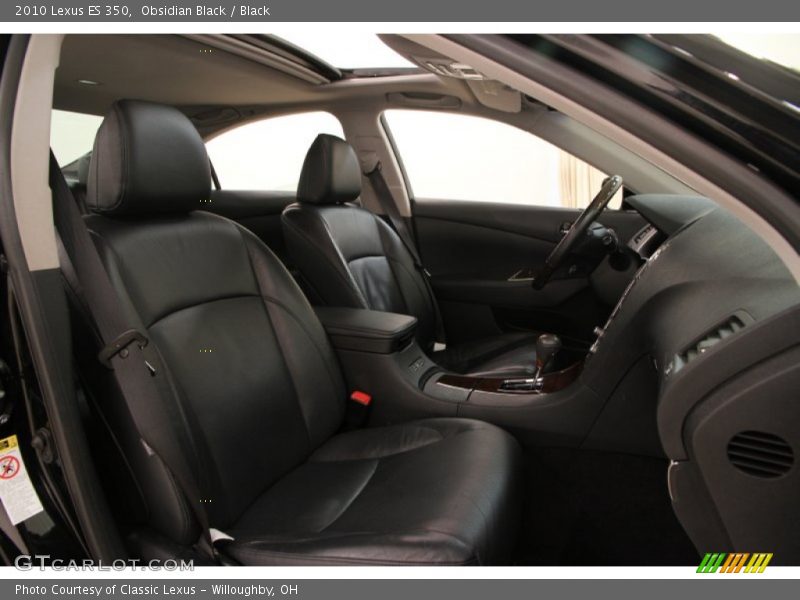 Obsidian Black / Black 2010 Lexus ES 350